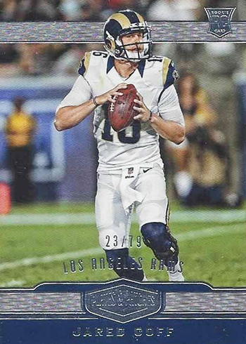 JARED GOFF 2016 Panini Plates & Patches Rookie Jersey Patch 