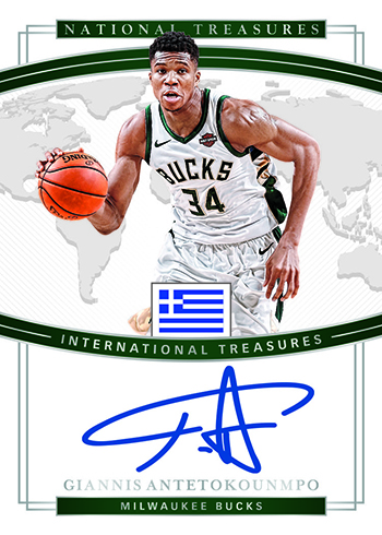 2018-19 Panini National Treasures Basketball International Treasures