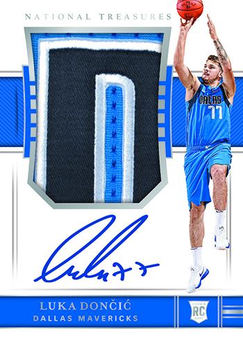 2018-19 Panini National Treasures Basketball Rookie Patch Autographs