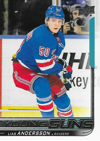 2018-19 Upper Deck Young Guns Lias Andersson