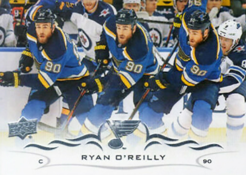 2018-19 Upper Deck Series 2 Hockey Triple Exposure Variations 406 Ryan OReilly