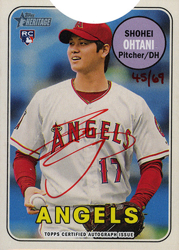 Ohtani, Shohei 2018 Topps Heritage '69 Collector Cards