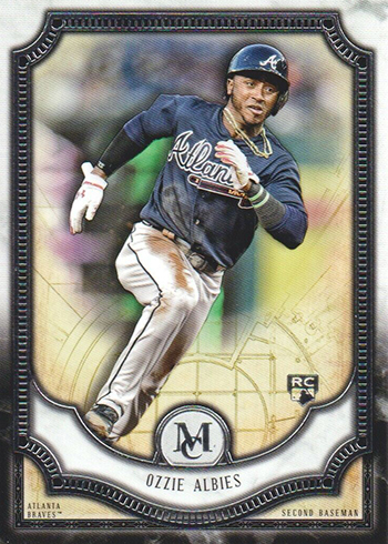 2018 Diamond Kings Ozzie Albies DK Materials Patch Jersey Holo Gold #43/49  *74927 - Sportsnut Cards
