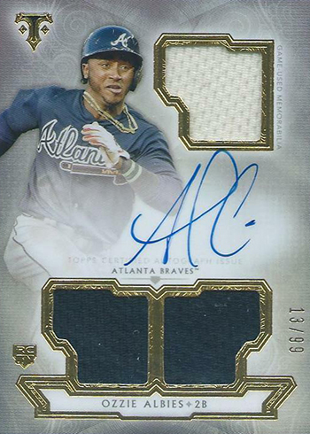 Ozzie Albies MLB Memorabilia, Ozzie Albies Collectibles, Verified Signed  Ozzie Albies Photos