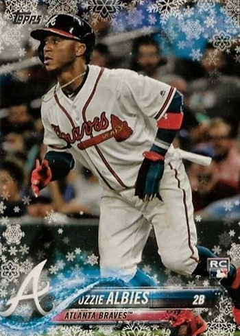 Ozzie Albies Signed 2018 Topps Rookie Trading Card RC Atlanta Braves  PSA/DNA #2