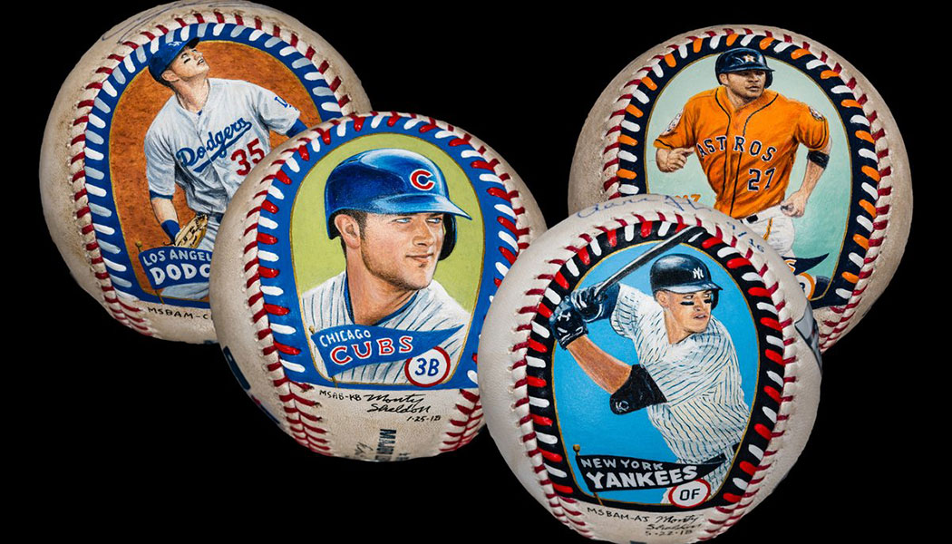New York Mets Hand-Painted Baseballs
