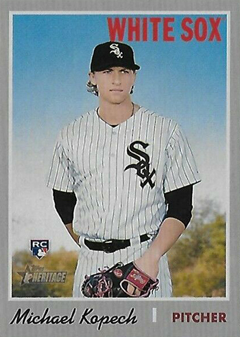 2017 TOPPS HERITAGE BASEBALL MICHAEL KOPECH RC ROOKIE at 's Sports  Collectibles Store
