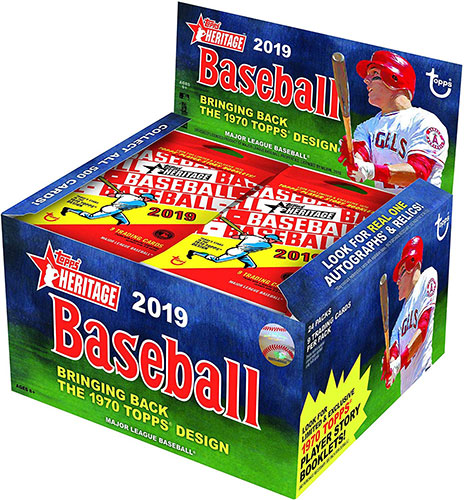 2019 Topps Heritage Baseball Retail Box