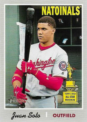  2019 Topps Heritage Baseball Washington Nationals Team