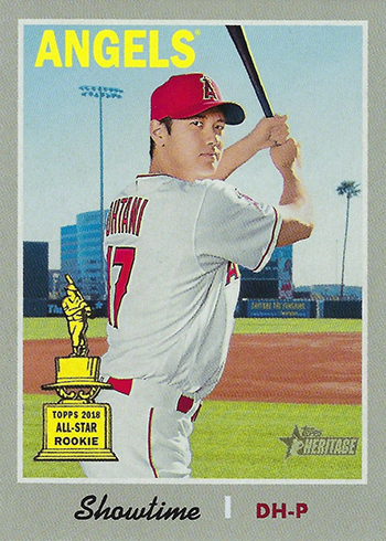 2019 Topps Heritage Nickname Variations 430 Shohei Ohtani