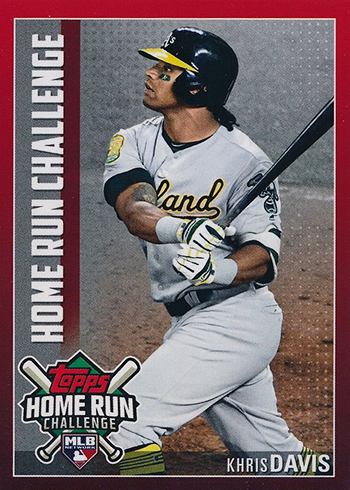 2019 Topps Home Run Challenge Khris Davis