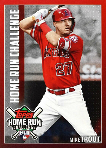 2019 Topps Home Run Challenge Mike Trout