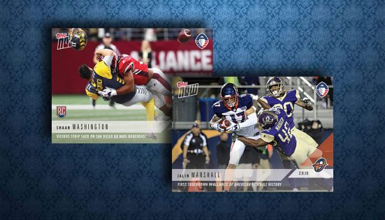 Johnny Manziel - AAF TOPPS NOW® Card 40 - Print Run: 391