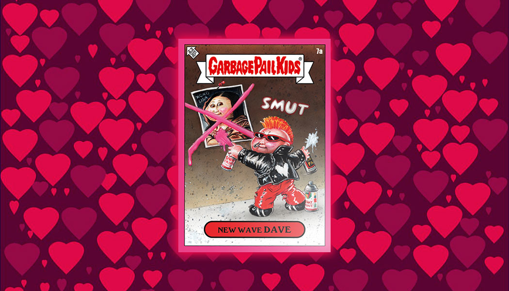 2019 GPK Valentine's Day is Gross GRAFFITI PETEY 7b Pink Garbage Pail Kids 