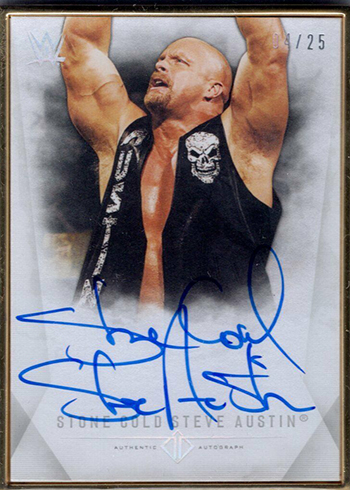 2019 Topps Transcendent WWE Stone Cold Steve Austin Autograph 25