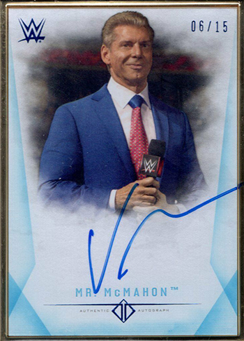 2019 Topps Transcendent WWE Vince McMahon Autograph 15