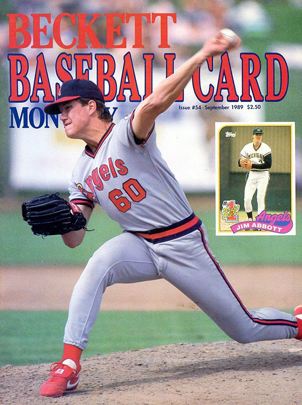 Beckett Baseball September 1989 Jim Abbott