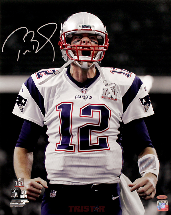 Tom Brady Signed Framed 8x10 Photo Tristar 7753505 — RSA