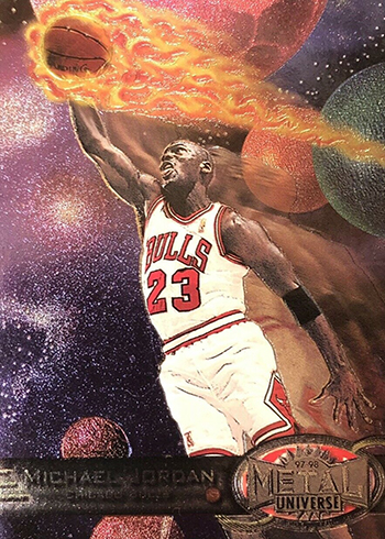 1997-98 METAL UNIVERSE MICHAEL JORDAN