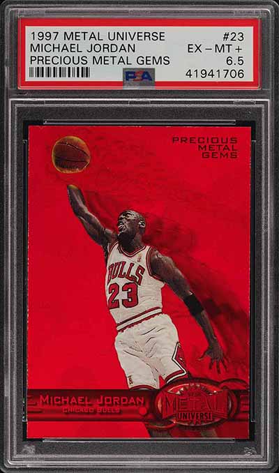 1997-98 Metal Universe PMG Red Michael Jordan Sells for $63,100