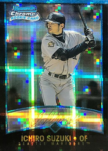 PSA 9 2001 Bowman Chrome Xfractor Japanese #351 Ichiro Suzuki RC POP28 Only  11↑ 