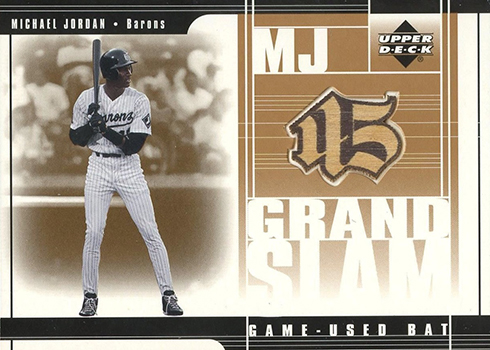 2001 Upper Deck Prospect Premieres MJ Grandslam Game Bat Michael Jordan