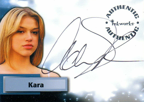 2004 Inkworks Smallville Season 3 Adrianne Palicki Autograph