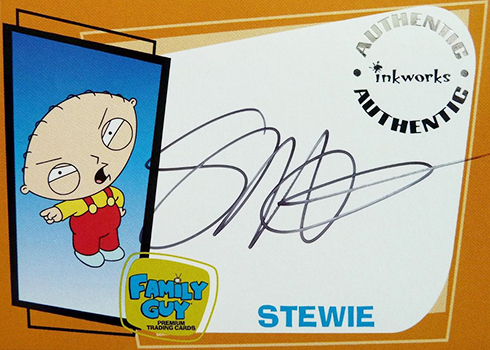 2005 Inkworks Family Guy Season 1 Autographs Seth McFarlane