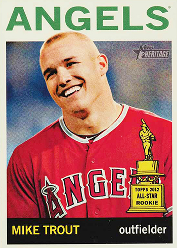 2013 Topps Heritage Mike Trout SP