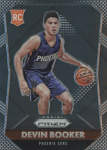 Devin Booker 2015-16 Panini Crown Royale Silhouettes Autograph Rookie Jersey  Card 84/99