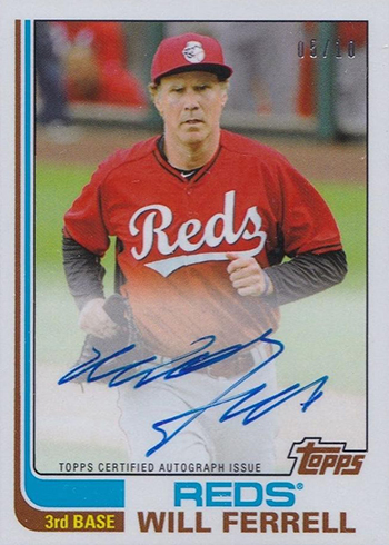 Baseball Cards of Spring Training Celebrities - Beckett Pricing