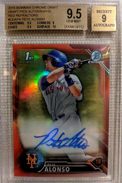 Big Bowman Chrome Autograph Sales for Baseball's Newest Rookie