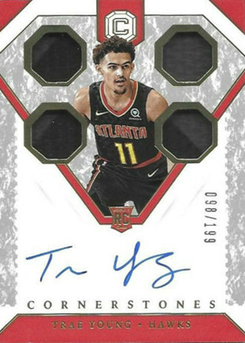 2018-19 Panini Cornerstones Basketball Trae Young