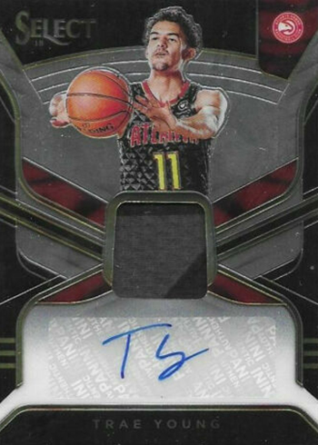 2018-19 Select Rookie Jersey Autograph Trae Young