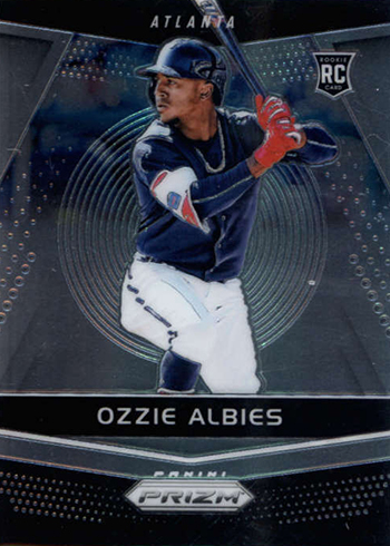 2018 Diamond Kings Ozzie Albies DK Materials Patch Jersey Holo Gold #43/49  *74927 - Sportsnut Cards