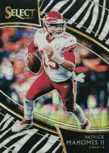 2018 Select Football Zebra Patrick Mahomes