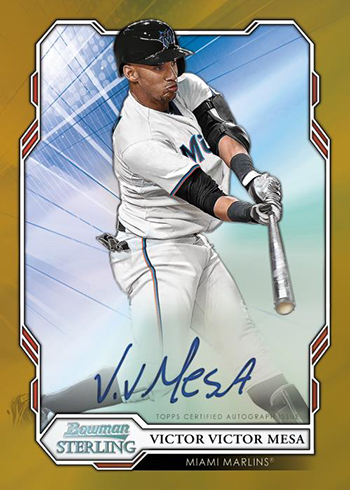 Marco Luciano 2019 Bowman Sterling Speckle Autograph /99 SAN