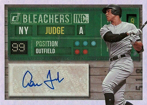 2019 Donruss Baseball Bleachers Inc Aaron Judge