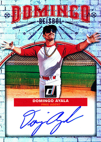 2019 Donruss Baseball Domingo Beisbol Autographs Domingo Ayala