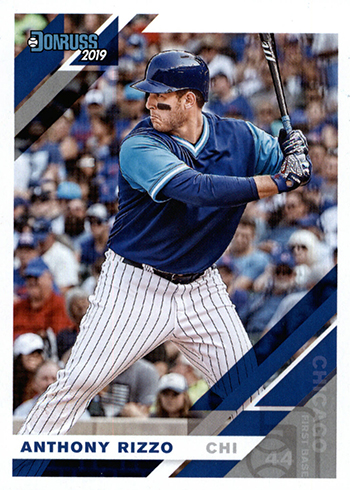 2018 Donruss Baseball Variations #141 Anthony Rizzo Blue jersey at 's  Sports Collectibles Store