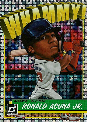 2019 Donruss Baseball Whammy Ronald Acuna Jr