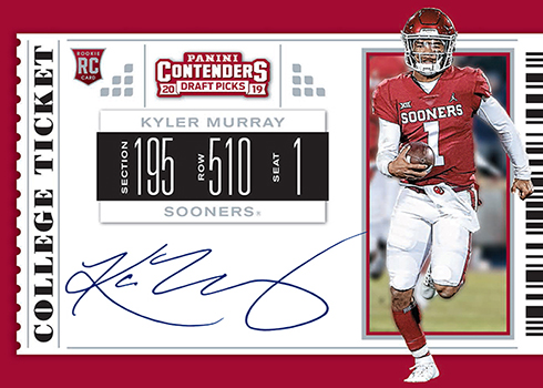 Kyler Murray 2019 Panini Playbook Rookie Armory Booklet 4/10 #ARM