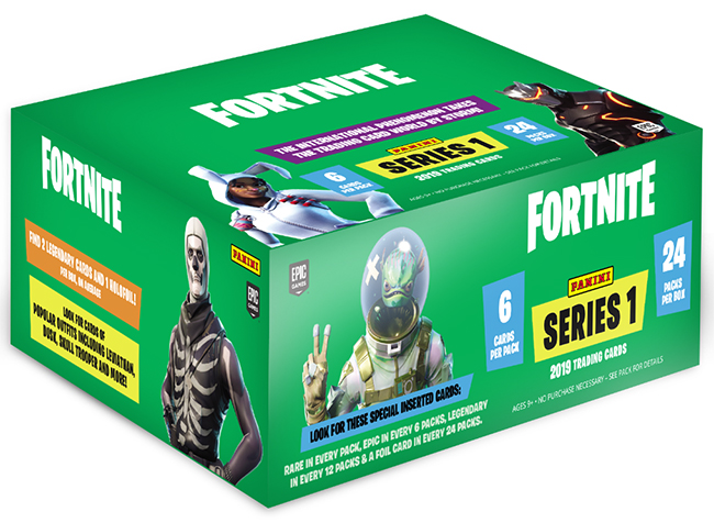 2019 panini fortnite hobby box - fbr insider fortnite