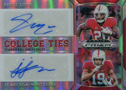 Jj Arcega-whiteside 2019 Plates & Patches On Card Auto Blue Rookie Rc #d  36/50