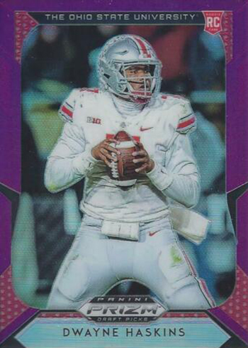 2019 Panini Prizm Draft Picks Football Purple Prizms Dwayne Haskins