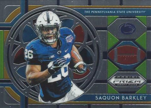 2019 Panini Prizm Draft Picks Football Stained Glass Saquon Barkley