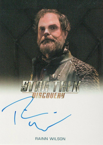 Lord Eling FULL BLEED Autograph Star Trek Discovery Season 1 Jeremy Crittenden