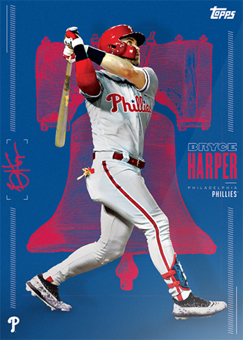  2023 TOPPS #3 BRYCE HARPER PHILADELPHIA PHILLIES BASEBALL  OFFICIAL TRADING CARD OF THE MLB : Collectibles & Fine Art
