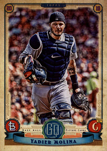 2016 Topps Gypsy Queen SP Image Variation Mini Yadier Molina (Tattoos  Visible)