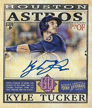 Kyle Tucker Houston Astros 2019 Topps # 60 Rookie Card PSA 9